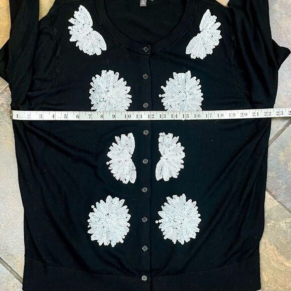 The Limited Sequin Button Down Cardigan Sweater 2X - Picture 9 of 9
